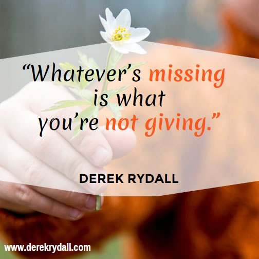 quote - derek rydall