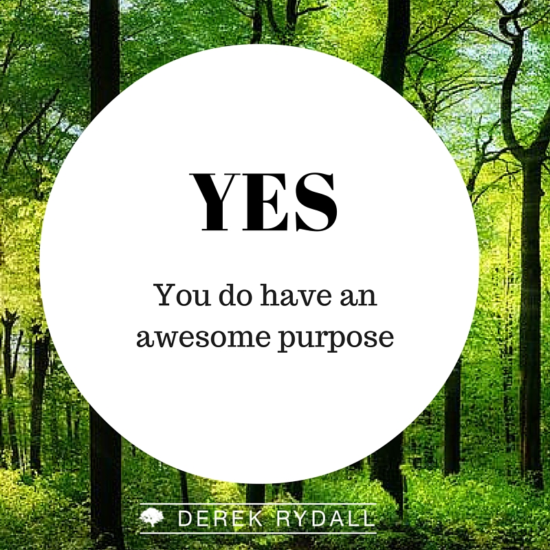 Yes you do have an awesome purpose